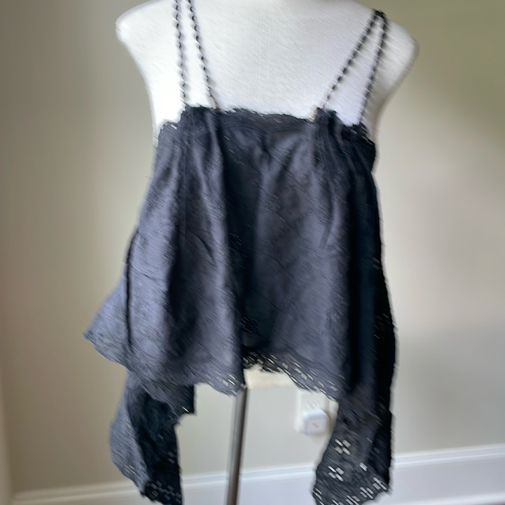 Hand made lace tank top